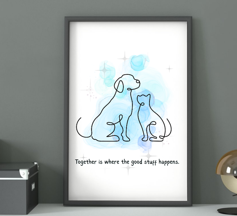 Together Is Where the Good Stuff Happens Wall Art
